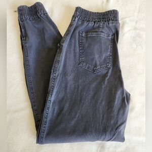 SPANX Gray Stretch Twill Cargo Jogger Pants - M